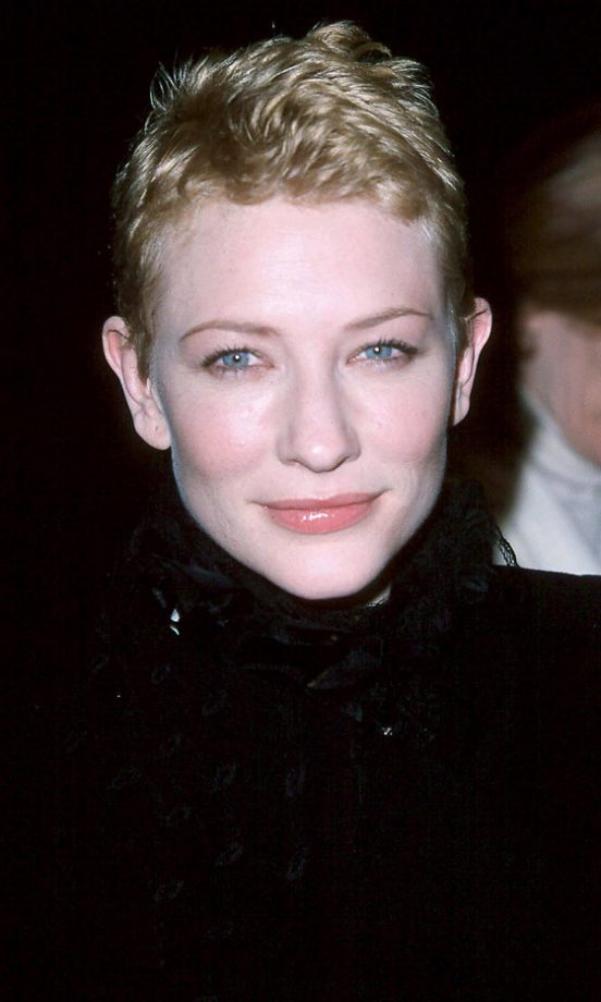 Cate Blanchett Showcased Her Retro Crop Hairstyle At The Gift Film Premiere, 2000