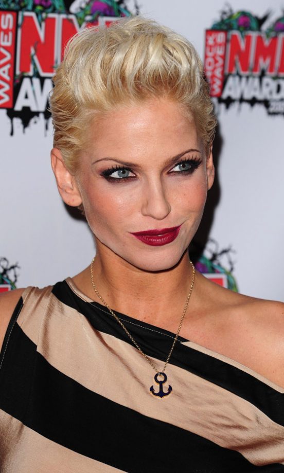 Sarah Harding Sports A Quiffed Pixie Crop At The NME Awards, 2009