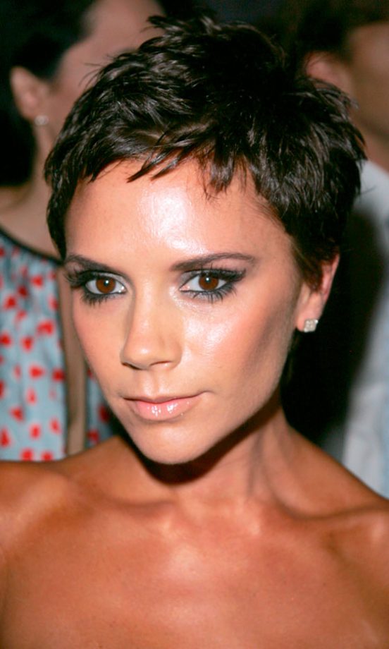 Victoria Beckham Pops Out In A Posh Pixie Cut, September 2008