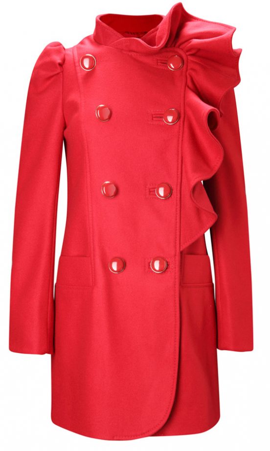 French Connection Blasé Wool Frill Coat, £160