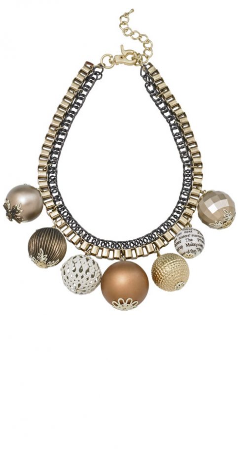 Topshop Balls On Box Chain, £22.50
