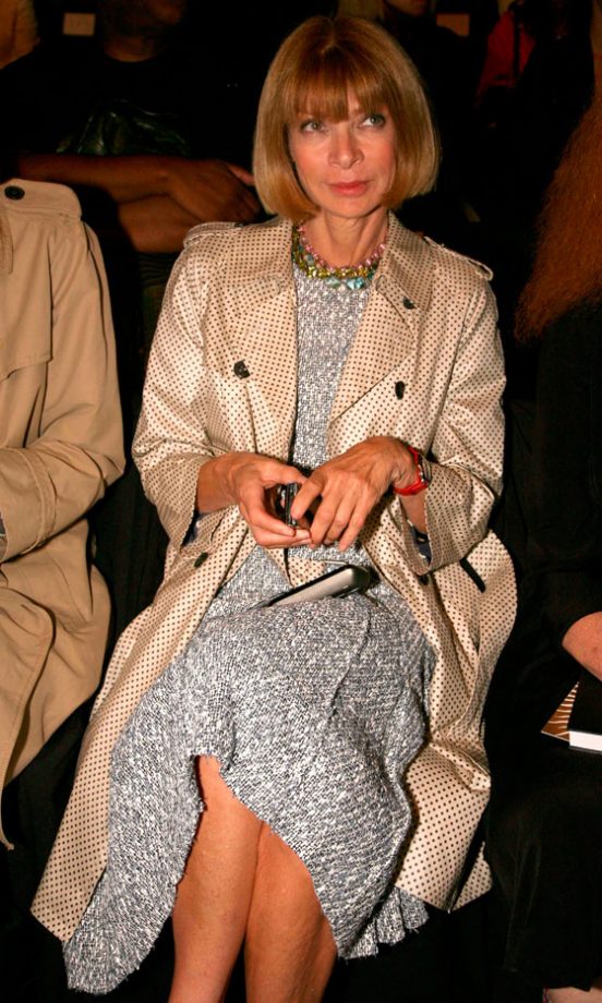 Anna Wintour At The Diane Von Furstenberg Spring/Summer 2011 Fashion Show