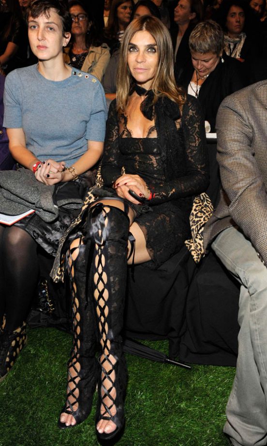 Carine Roitfeld At The Tommy Hilfiger Show Spring 2011 Collection And 25th Anniversary