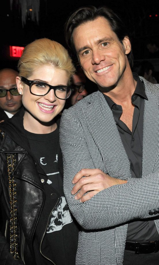 Kelly Osbourne And Jim Carrey Are All Smiles At The Marchesa Spring/Summer 2011 Show