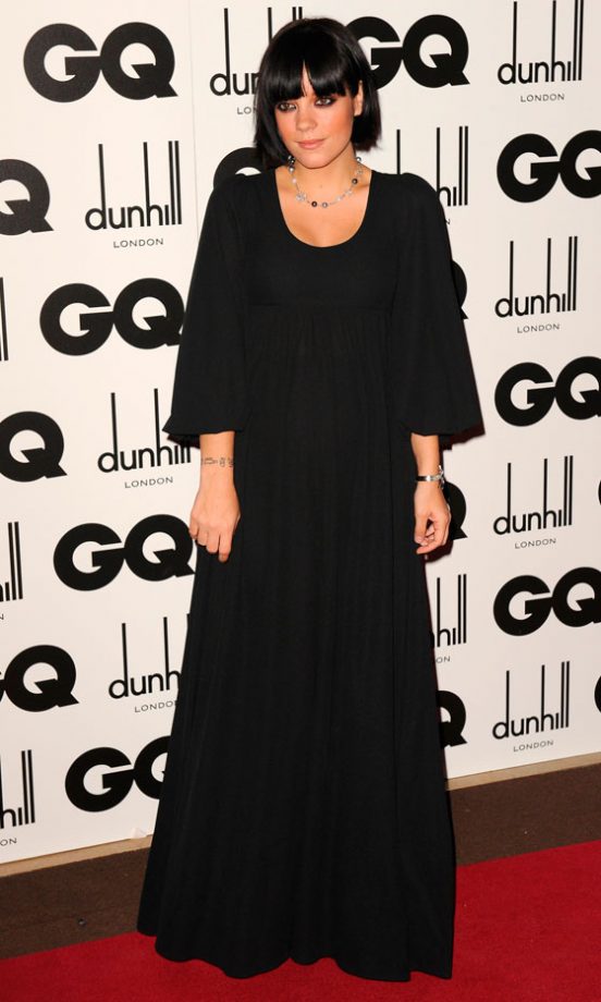 Lily Allen At The GQ Men Of The Year Awards 2010