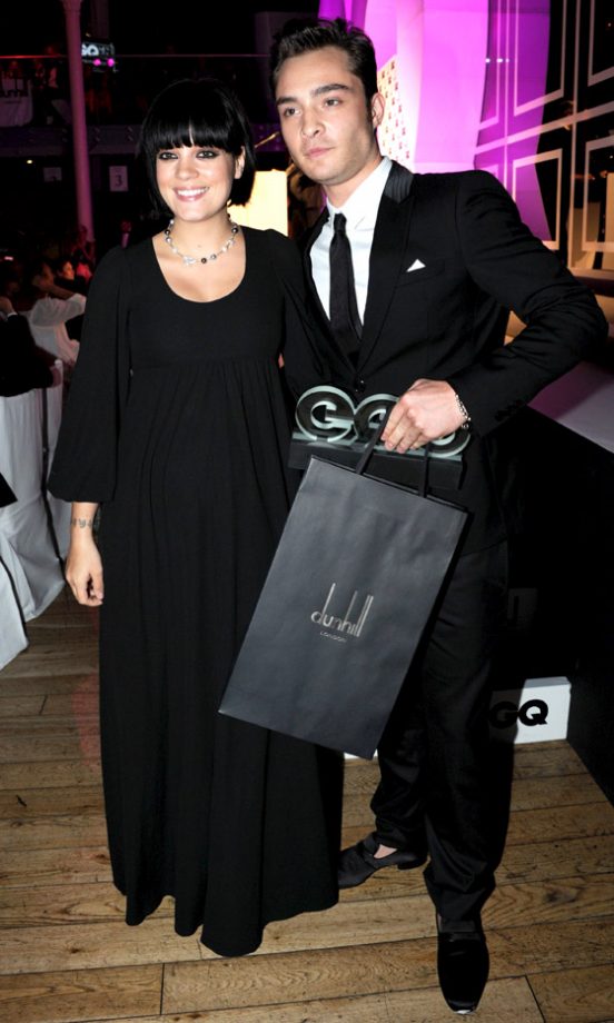 Lily Allen And Ed Westwick At The GQ Men Of The Year Awards 2010