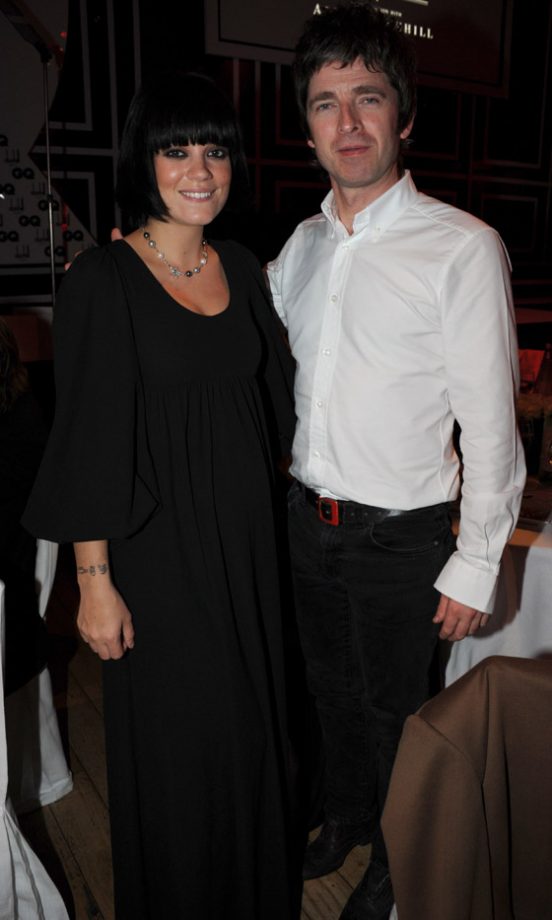 Lily Allen and Noel Gallagher At The GQ Men Of The Year Awards 2010