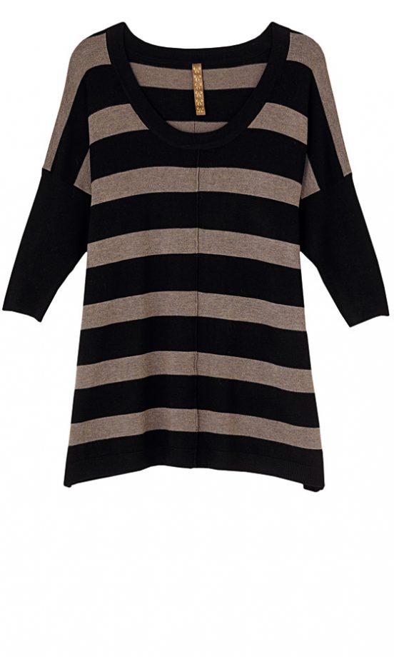 Evans Stripe Knitted Jumper, £29.50