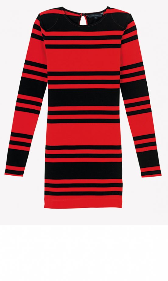 French Connection Jag Stripe Long Sleeve Dress, £45