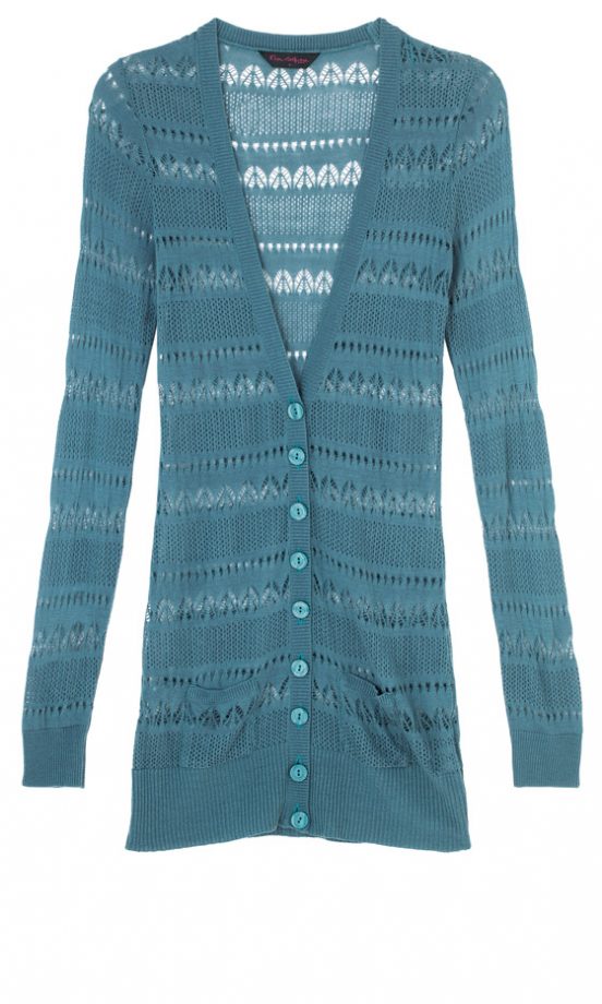 Miss Selfridge Open Pointelle Long Cardigan, £32