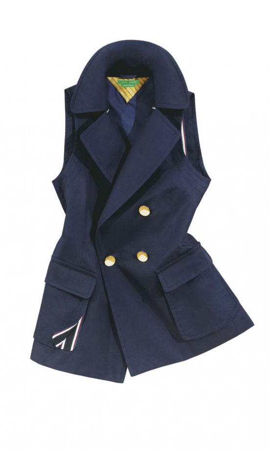 Tommy Hilfiger Sleeveless Trench Coat From The Icon Collection, £205