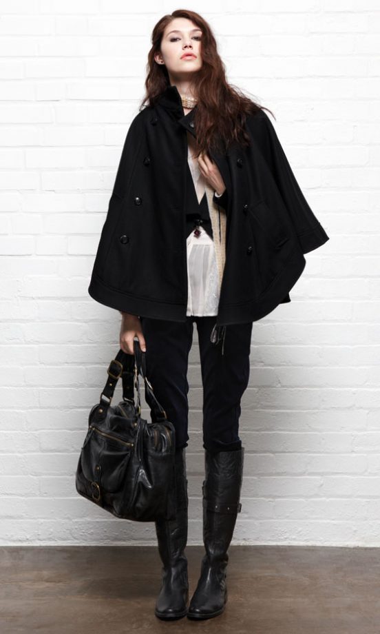 Warehouse Military Cape, £75