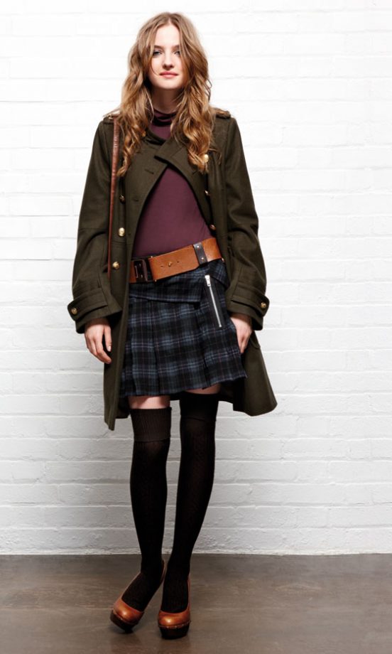 Warehouse Check Kilt, £40