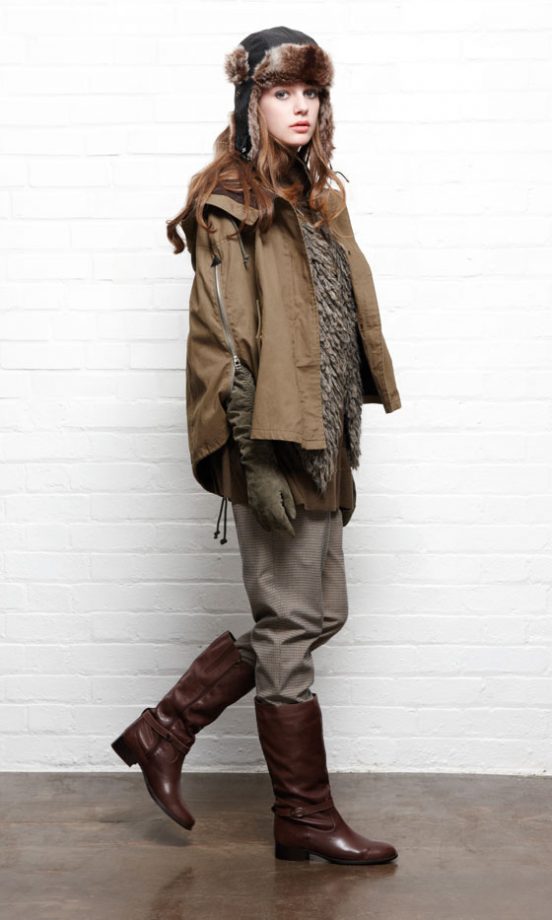 Warehouse Zip Detail Cape, £65