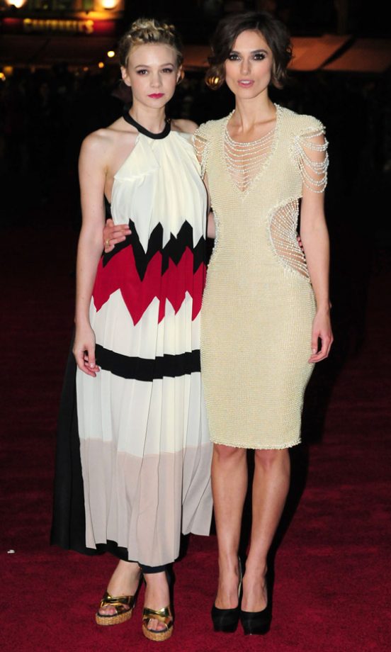 Carey Mulligan And Keira Knightley At The London Premiere Of Never Let Me Go