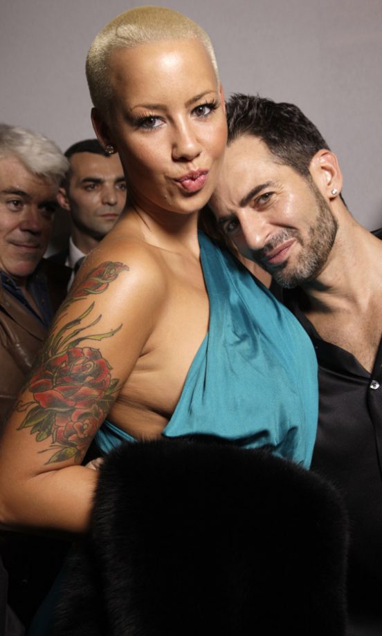 Amber Rose and Marc Jacobs Backstage At The Louis Vuitton Spring/Summer 2011 Show