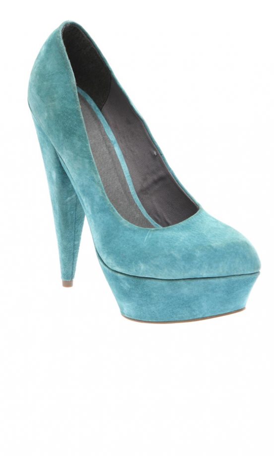 Asos Pumpkin Suede Pointed Court Shoe, £55