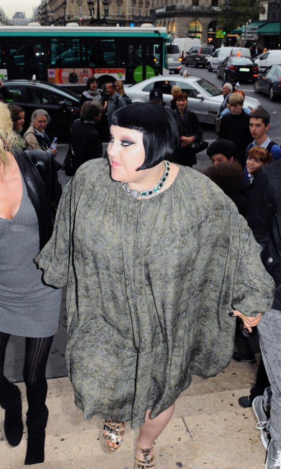 Beth Ditto Arrives At The Stella McCartney Spring/Summer 2011 Show