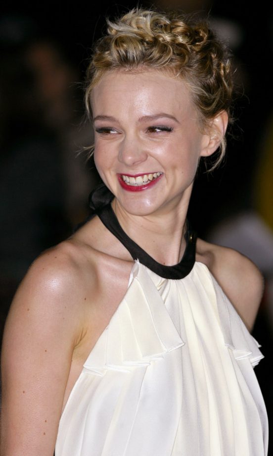 Carey Mulligan With A Plaited Hairstyle At The London Premiere Of Never Let Me Go