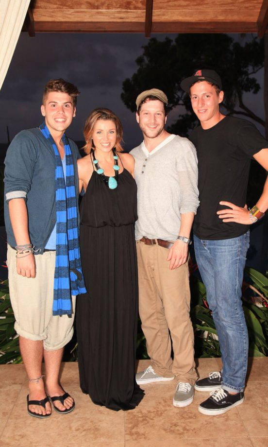 Dannii Minogue Shows Off Her X Factor Contestants In A Simple Black Maxi Dress - We Love!