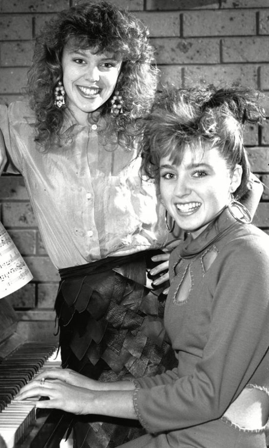 Dannii Minogue And Charlene, Sorry Kylie! Have A Sing-Song Around The Piano, 1986