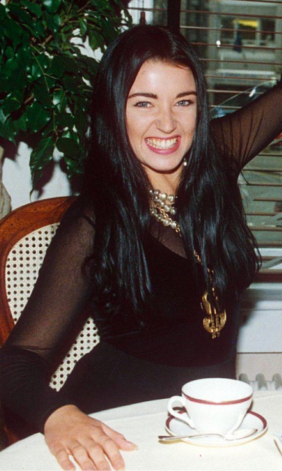 Dannii Minogue Takes Inspiration From Morticia Addams, 1991