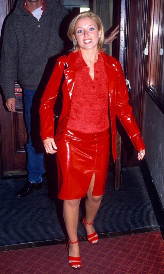 Lady In Red: Dannii Minogue Makes A Statement In Head-To-Toe Scarlet, 1995