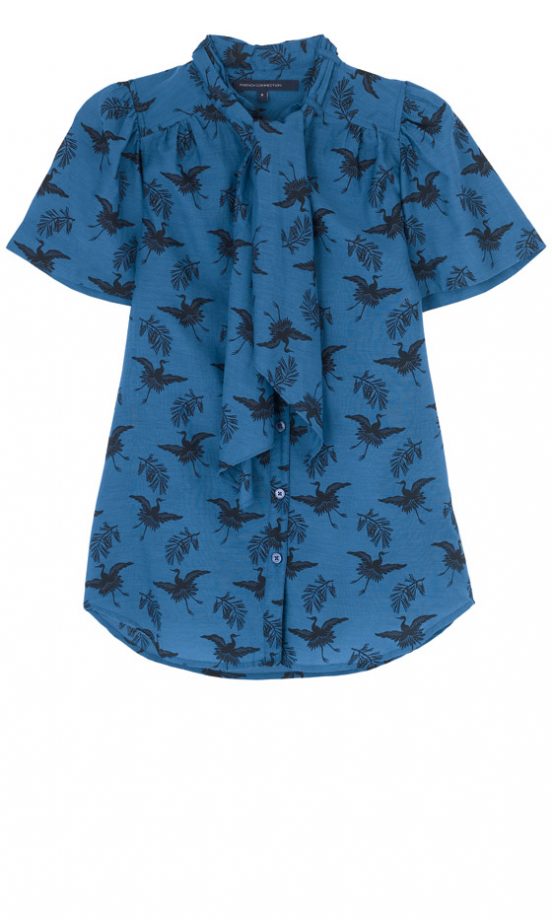 French Connection Midnight Storks Tie Top, £55
