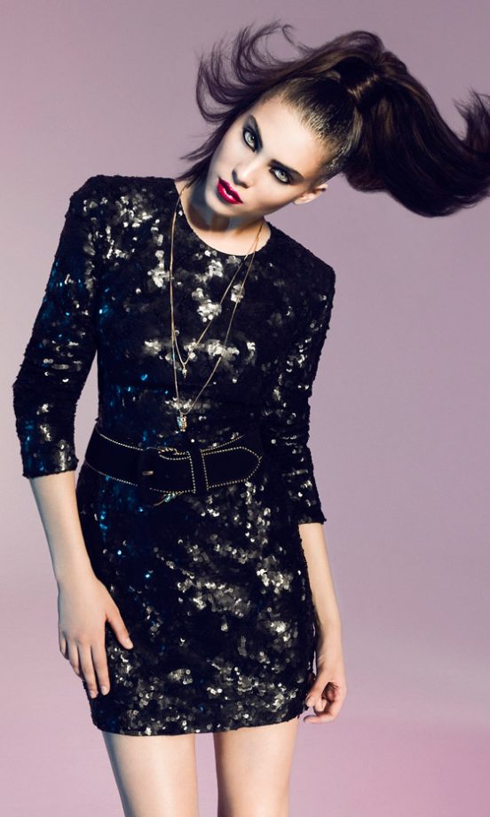French Connection Moonriver Moire Dress, £225