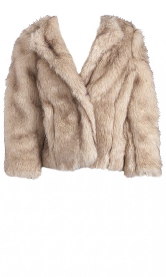 Pixie Lott For Lipsy Cropped Faux Fur Jacket, £85