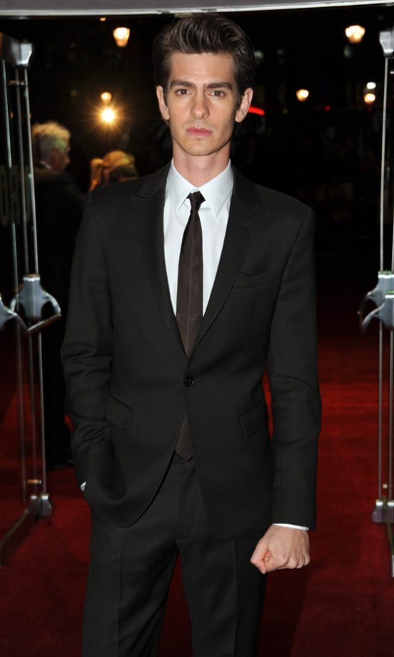Andrew Garfield At The London Premiere Of Never Let Me Go