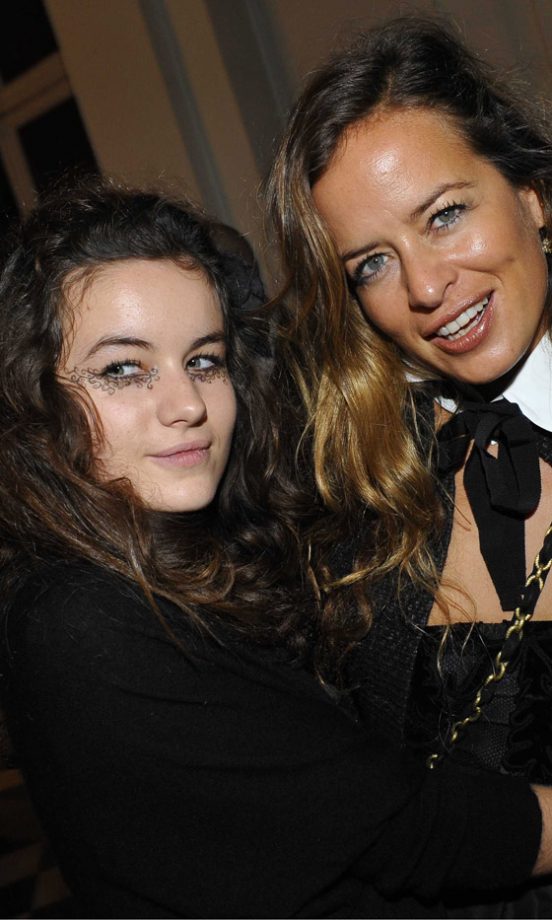 Amba Jagger And Jade Jagger At French Vogue's 90th Anniversary Party