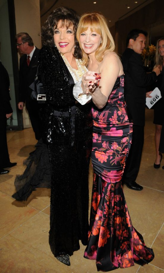 Joan Collins and Frances Fisher At The Carousel of Hope Ball 2010