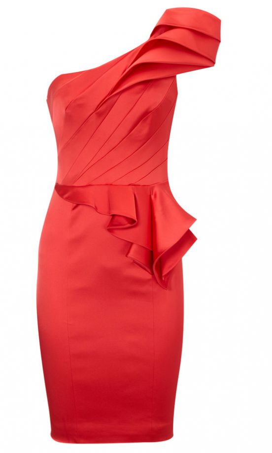 Karen Millen One Shoulder Signature Dress, £180