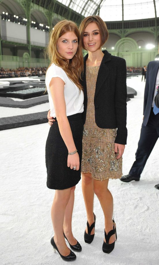Clemence Poesy And Keira Knightley Make A Striking Couple At The Chanel Spring/Summer 2011 Show