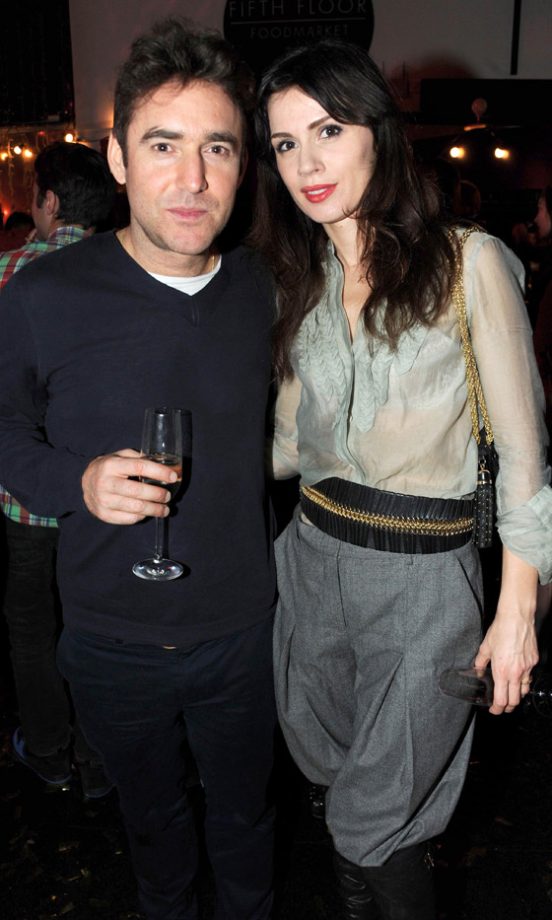 Lara Bohinc And Friend Attend The Lulu & Co Launch At Harvey Nichols, 2010