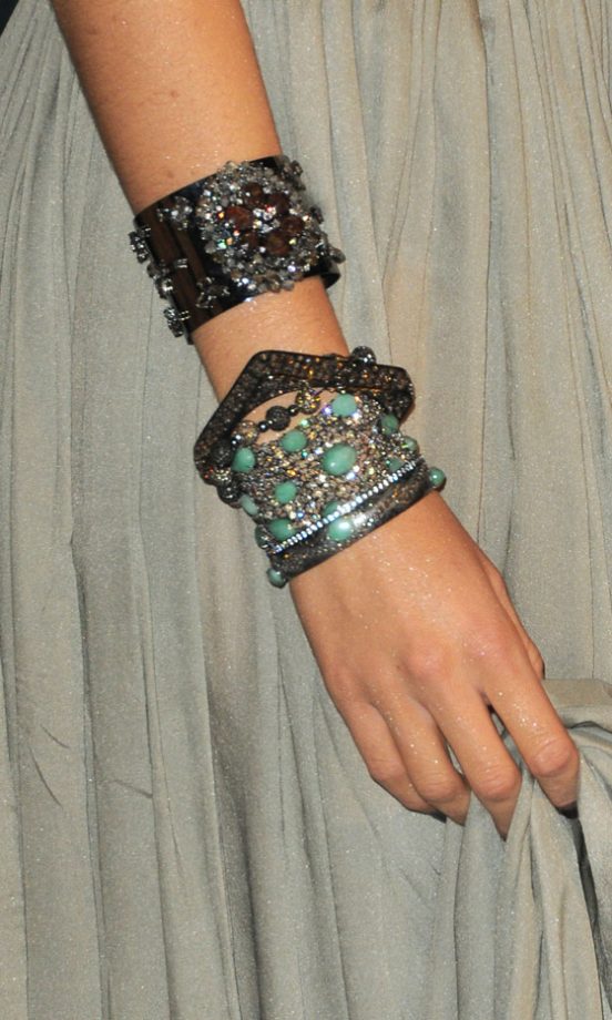Blake Lively Completes Her Show-Stopping Dress With Statement Bracelets At The Spike TV Scream 2010 Awards