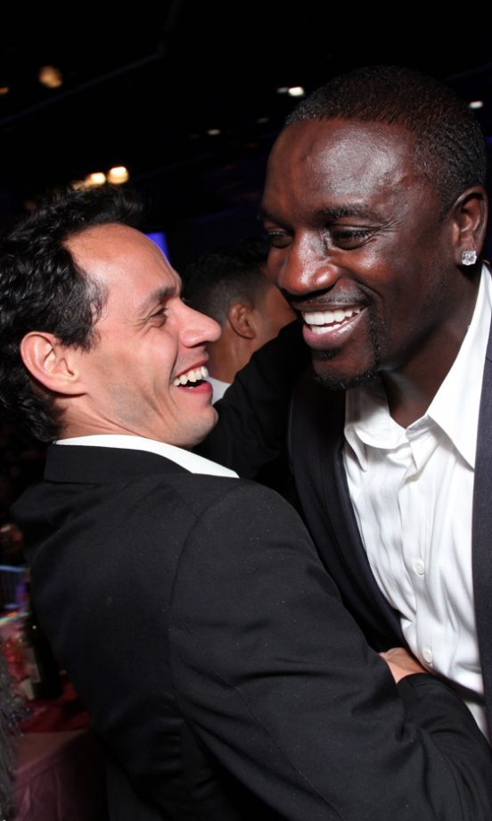 Marc Anthony And Akon At The Carousel of Hope Ball 2010