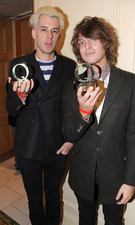 Mark Ronson And Paolo Nutini At The Q Awards 2010