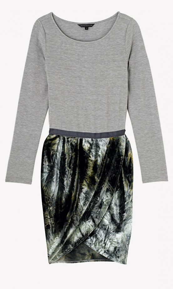 Limited Collection Boat Neck Pleat Dress, £45