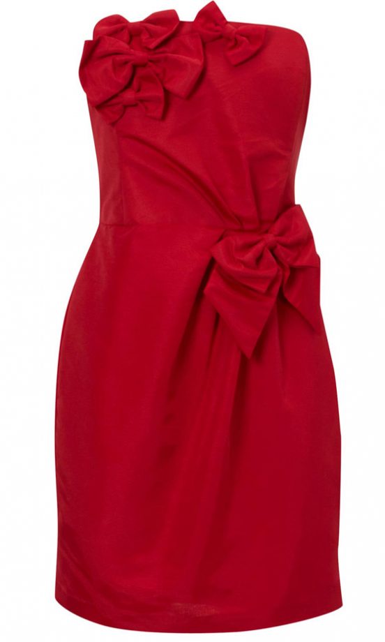 Oasis Bow Prom Dress, £60