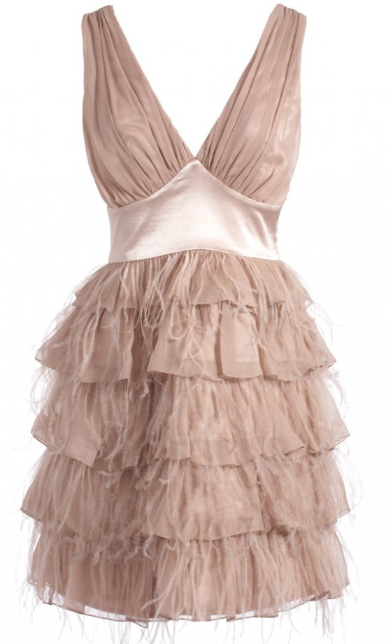 Pixie Lott For Lipsy Feather Tiered Dress, £75