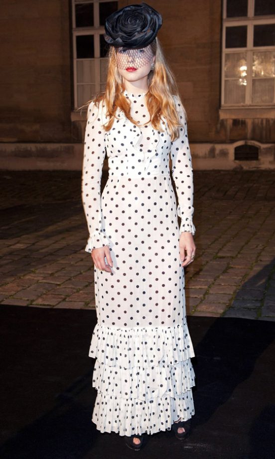Lea Sedoux At French Vogue's 90th Anniversary Party