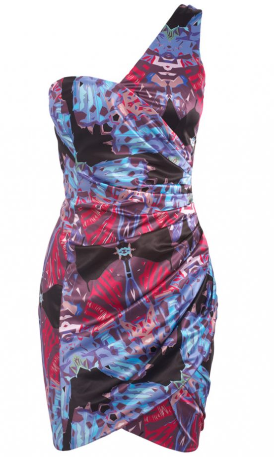 Pixie Lott For Lipsy One Shoulder Wrap Dress, £55