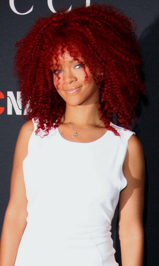 Rihanna Takes Big Hair To Another Level With This Bold Hairstyle, 2011