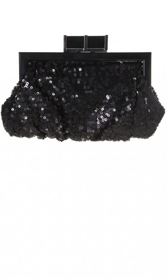 Topshop Sequin Resin Frame Chain Shoulder Clutch Bag, £40