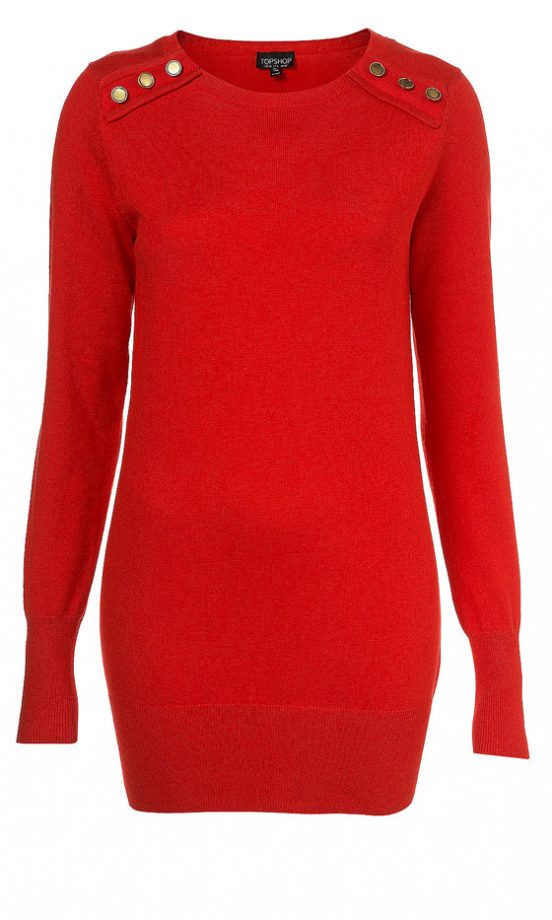 Topshop Knitted Button Detail Jumper, £32