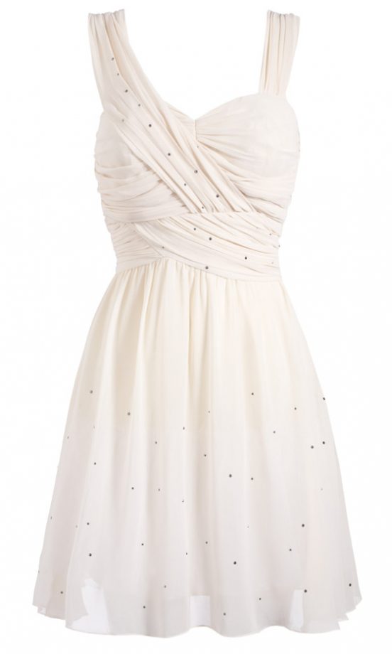 Pixie Lott For Lipsy Chiffon Embellished Prom Dress, £70