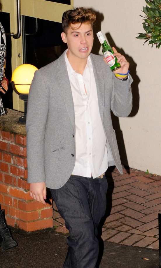 Aiden Grimshaw Blows Off Some Steam After Being Eliminated From The X Factor 2010
