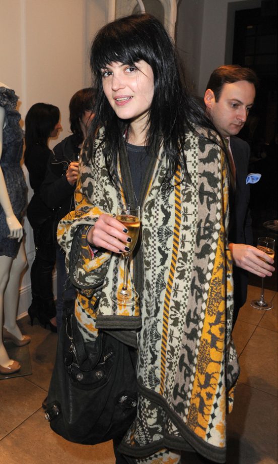 Alison Mosshart At The Switching On Of The Christmas Lights At Stella McCartney's Store 2010